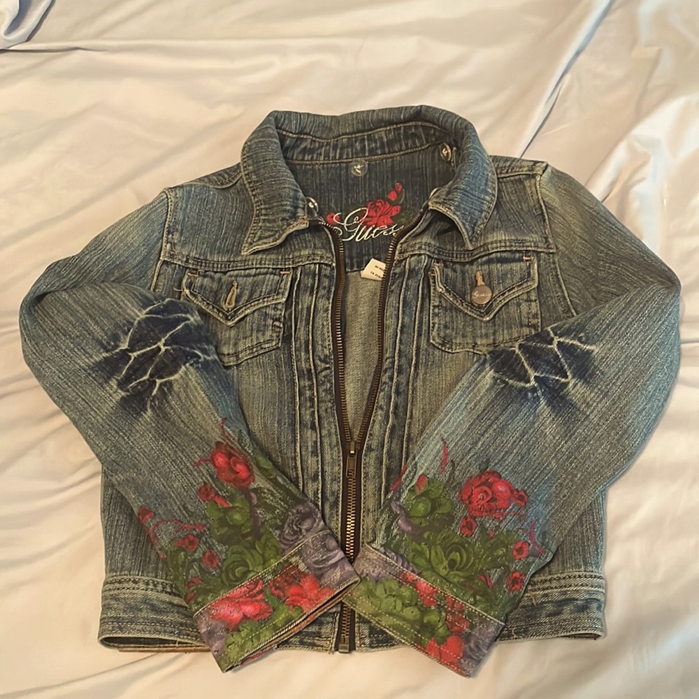 Guess Rose Denim girl jacket